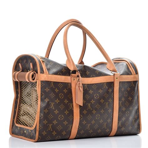 LOUIS VUITTON Sac Chien 50 Monogram Canvas Dog Carrier